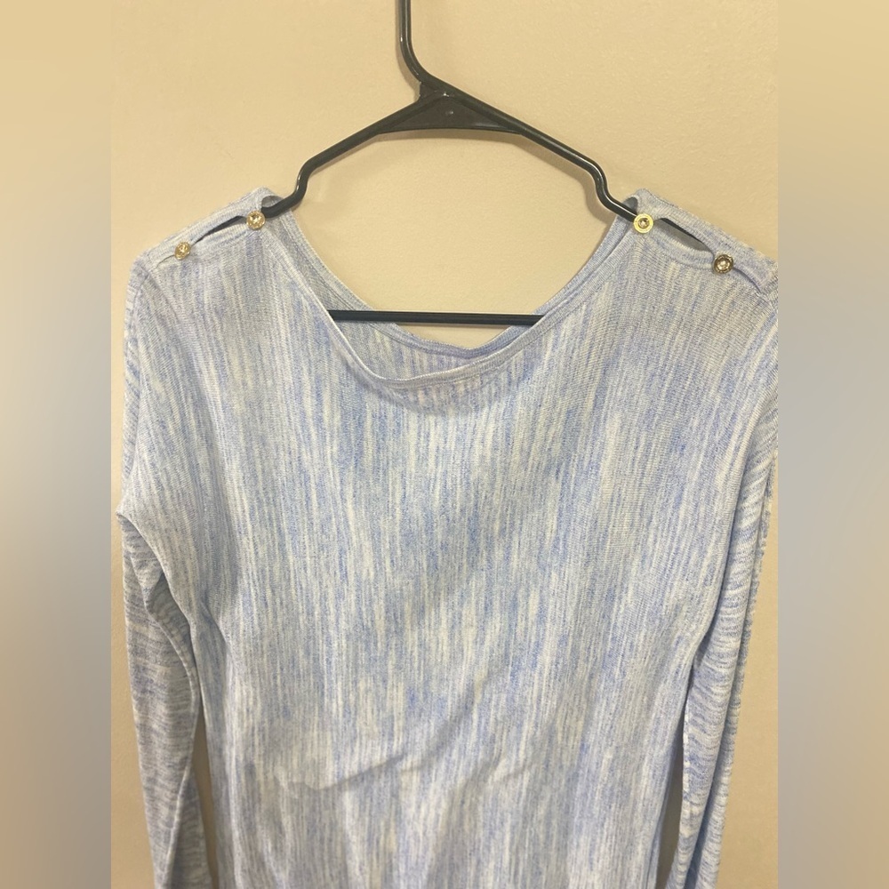 Lilly Pulitzer Size XS Jupiter Dress Lapis Blue Kangaro Pocket Wool Cotton Blend - Picture 5 of 14